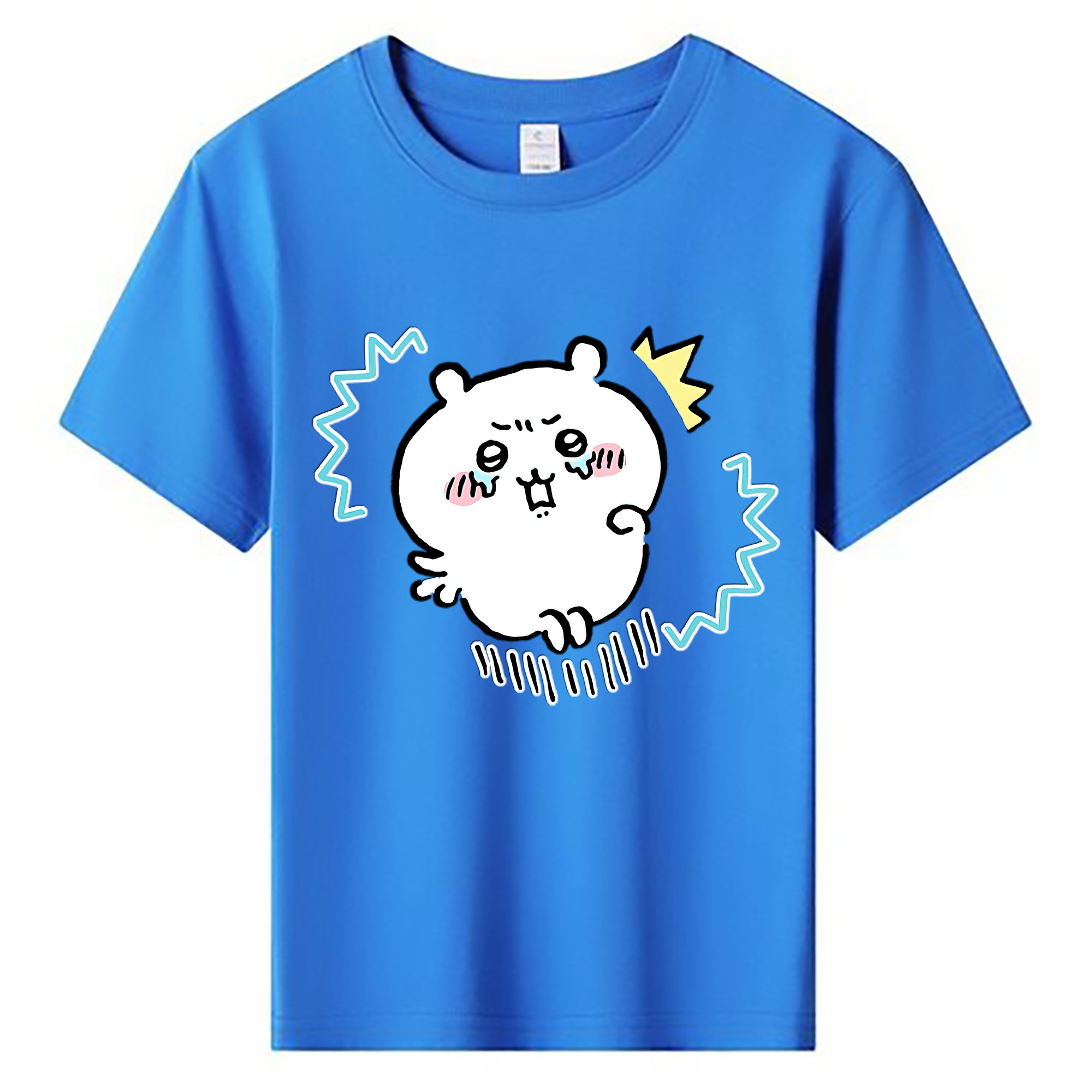 （画像用） ちいかわ ちいかわ Chii-kawa chiikawa 綿100％キッズTシャツ（フロントプリント）